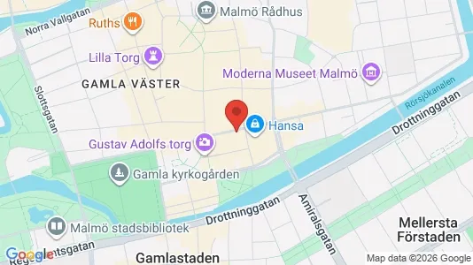 Kontorslokaler att hyra i Malmö Centrum - Bild från Google Street View