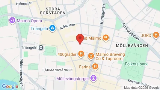 Kontorslokaler att hyra i Malmö Centrum - Bild från Google Street View