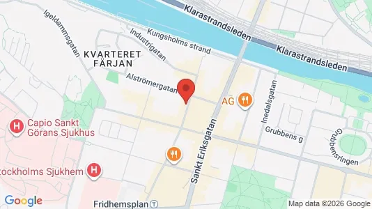 Kontorslokaler att hyra i Kungsholmen - kort over placeringen