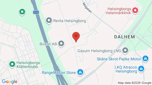 Affärslokaler att hyra i Helsingborg - Bild från Google Street View