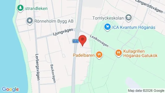 Affärslokaler att hyra i Höganäs - Bild från Google Street View