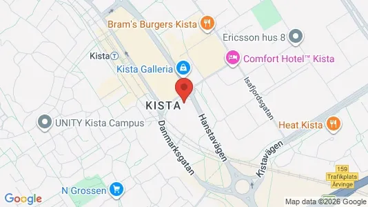 Kontorslokaler att hyra i Västerort - kort over placeringen
