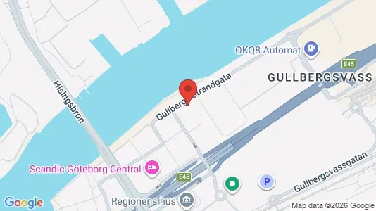 Kontorslokaler att hyra i Göteborg Centrum - kort over placeringen