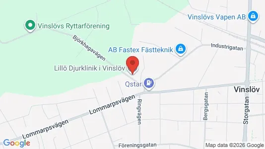 Affärslokaler till försäljning i Hässleholm - kort over placeringen