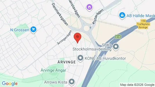 Kontorslokaler att hyra i Västerort - kort over placeringen