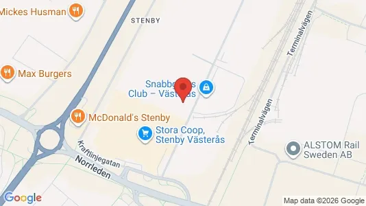 Industrilokaler att hyra i Västerås - Bild från Google Street View