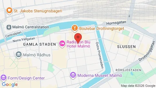 Kontorslokaler att hyra i Malmö Centrum - Bild från Google Street View