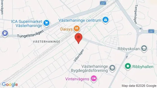 Kliniklokaler att hyra i Haninge - Bild från Google Street View