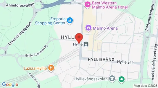Kontorslokaler att hyra i Hyllie - Bild från Google Street View