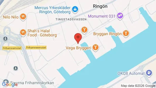 Lagerlokaler att hyra i Lundby - kort over placeringen