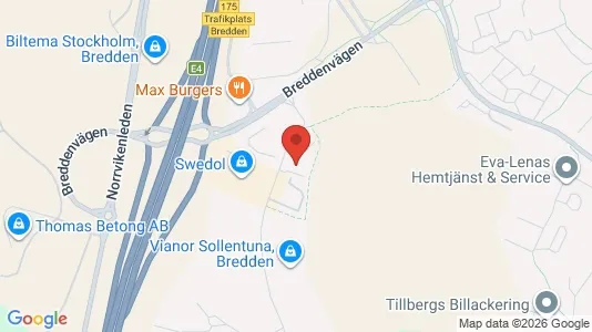 Industrilokaler att hyra i Sollentuna - Bild från Google Street View