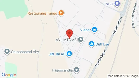 Industrilokaler att hyra i Haninge - Bild från Google Street View