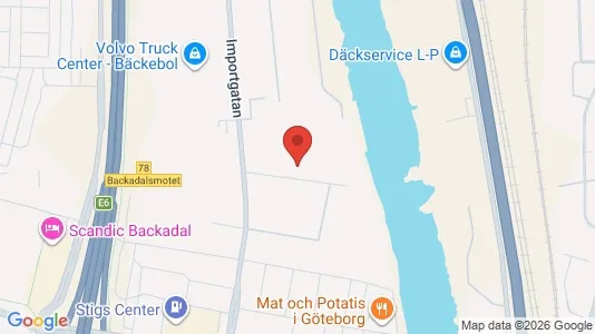Industrilokaler att hyra i Norra hisingen - Bild från Google Street View