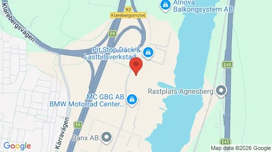 Industrilokaler att hyra i Göteborg Centrum - kort over placeringen