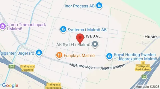 Affärslokaler att hyra i Fosie - kort over placeringen
