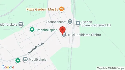 Affärslokaler till försäljning i Örebro - kort over placeringen