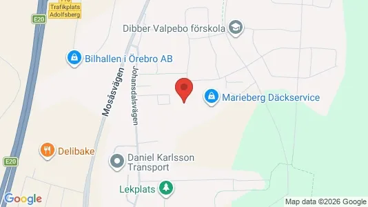 Affärslokaler till försäljning i Örebro - Bild från Google Street View