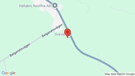 Affärslokaler att hyra i Ronneby - kort over placeringen