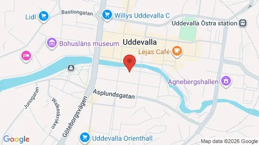 Affärslokaler att hyra i Uddevalla - Bild från Google Street View