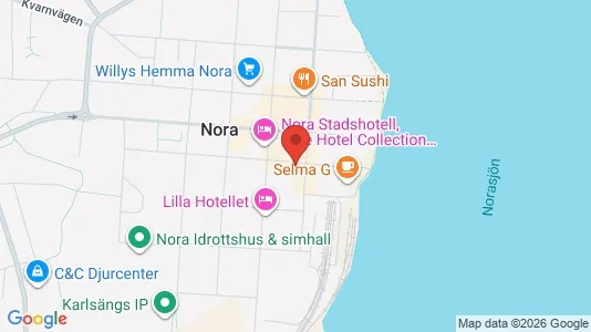 Affärslokaler till försäljning i Nora - Bild från Google Street View