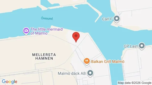 Kontorslokaler att hyra i Malmö Centrum - kort over placeringen