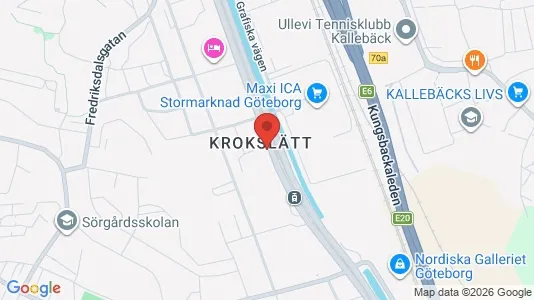 Kontorslokaler att hyra i Johanneberg - kort over placeringen
