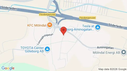 Kontorslokaler att hyra i Mölndal - Bild från Google Street View