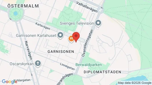 Kontorslokaler att hyra i Östermalm - kort over placeringen