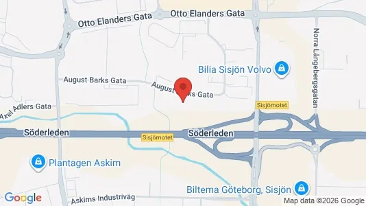 Kontorslokaler att hyra i Askim-Frölunda-Högsbo - kort over placeringen