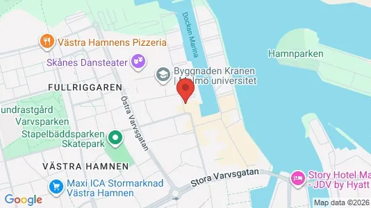 Kontorslokaler att hyra i Malmö Centrum - Bild från Google Street View