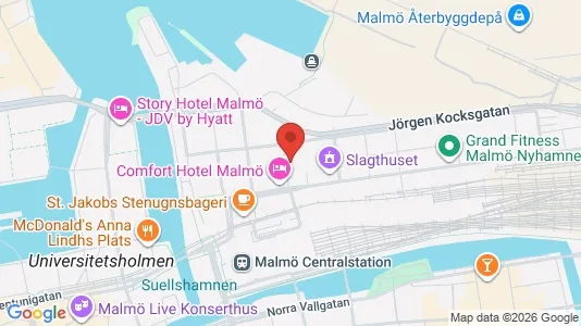 Kontorslokaler att hyra i Malmö Centrum - Bild från Google Street View