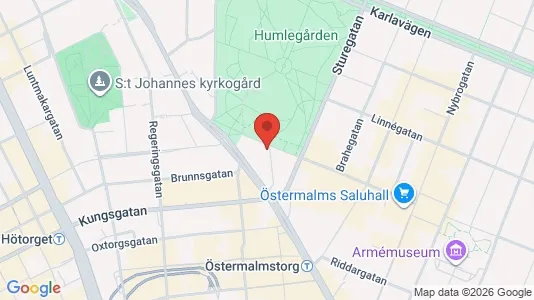Affärslokaler att hyra i Östermalm - Bild från Google Street View