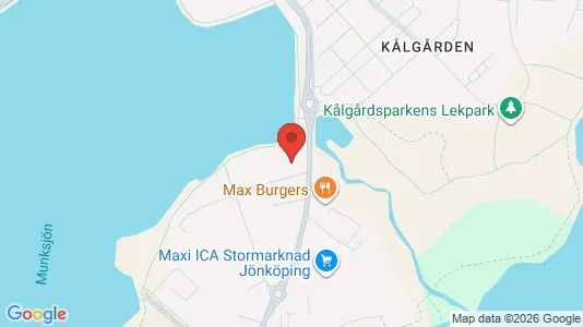 Coworking spaces att hyra i Jönköping - kort over placeringen