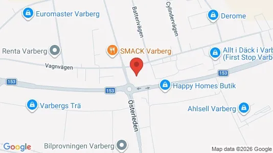 Affärslokaler att hyra i Varberg - Bild från Google Street View