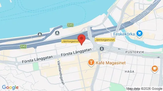 Coworking spaces att hyra i Göteborg Centrum - kort over placeringen