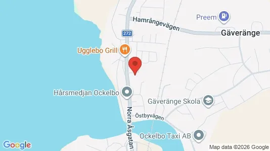 Bostadsfastigheter till försäljning i Ockelbo - kort over placeringen