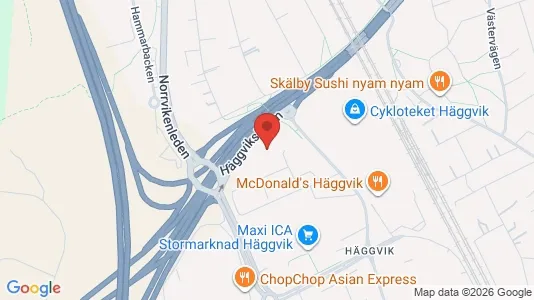 Affärslokaler att hyra i Sollentuna - Bild från Google Street View