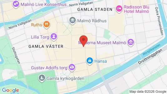 Kontorslokaler att hyra i Malmö Centrum - Bild från Google Street View