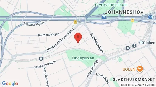 Kontorslokaler att hyra i Söderort - kort over placeringen