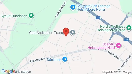 Lagerlokaler att hyra i Helsingborg - Bild från Google Street View