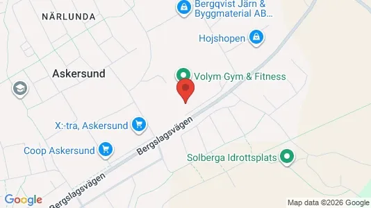 Affärslokaler att hyra i Askersund - Bild från Google Street View