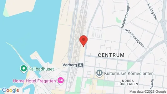 Affärslokaler att hyra i Varberg - Bild från Google Street View