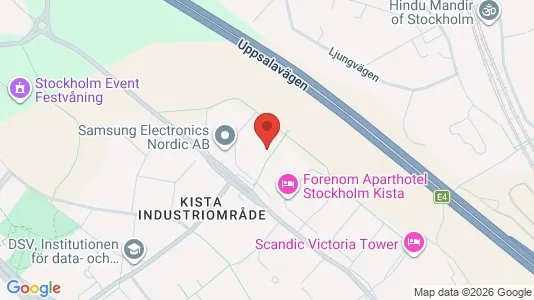 Kontorslokaler att hyra i Västerort - kort over placeringen