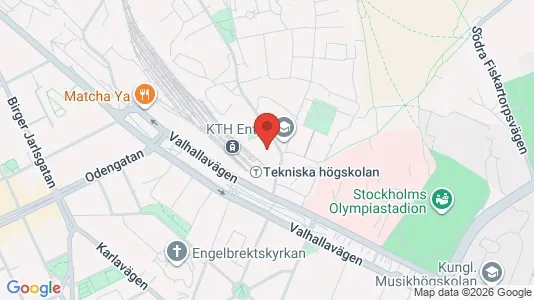Kliniklokaler att hyra i Södermalm - kort over placeringen