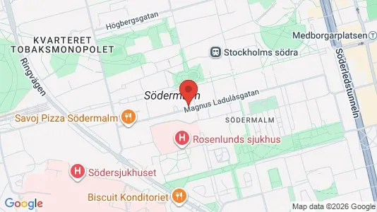 Affärslokaler att hyra i Södermalm - Bild från Google Street View