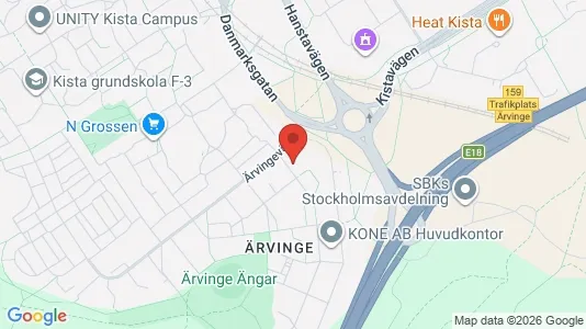 Kontorslokaler att hyra i Västerort - kort over placeringen
