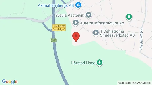 Industrilokaler att hyra i Västervik - Bild från Google Street View