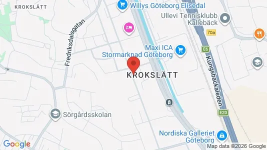 Kontorslokaler att hyra i Örgryte-Härlanda - kort over placeringen