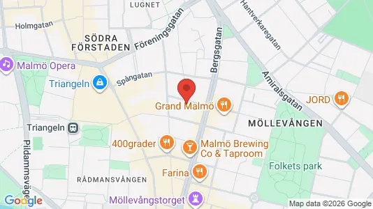 Kontorslokaler att hyra i Malmö Centrum - Bild från Google Street View