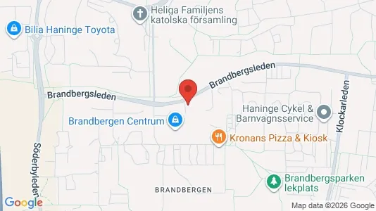 Affärslokaler att hyra i Haninge - Bild från Google Street View